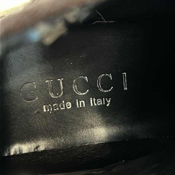 Gucci High Top Brown Canvas Sneaker Men’s Size 10 Authentic - Picture 4 of 16